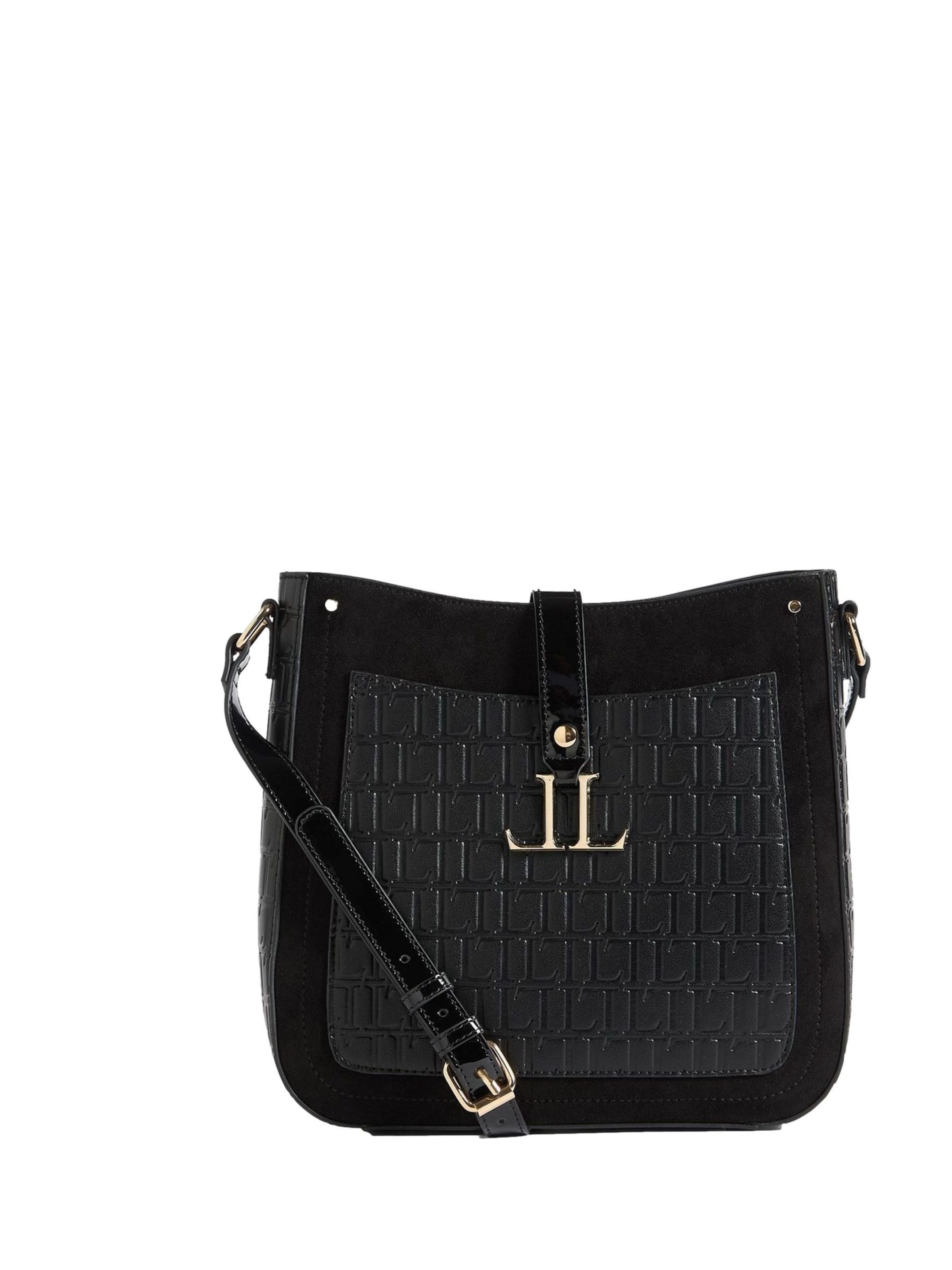 juoda Lipsy „Messenger“ stiliaus rankinė: priekis