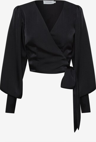 Tussah Blouse 'PARIS' in Black: front