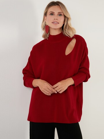 Pull-over LELA en rouge