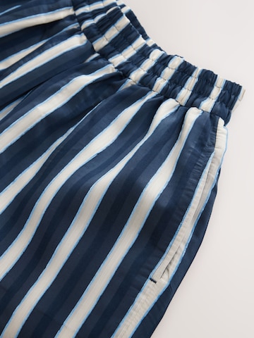 Next Wide leg Trousers in Blue