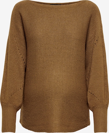 Only Maternity - Jersey 'Nicoya' en marrón: frente