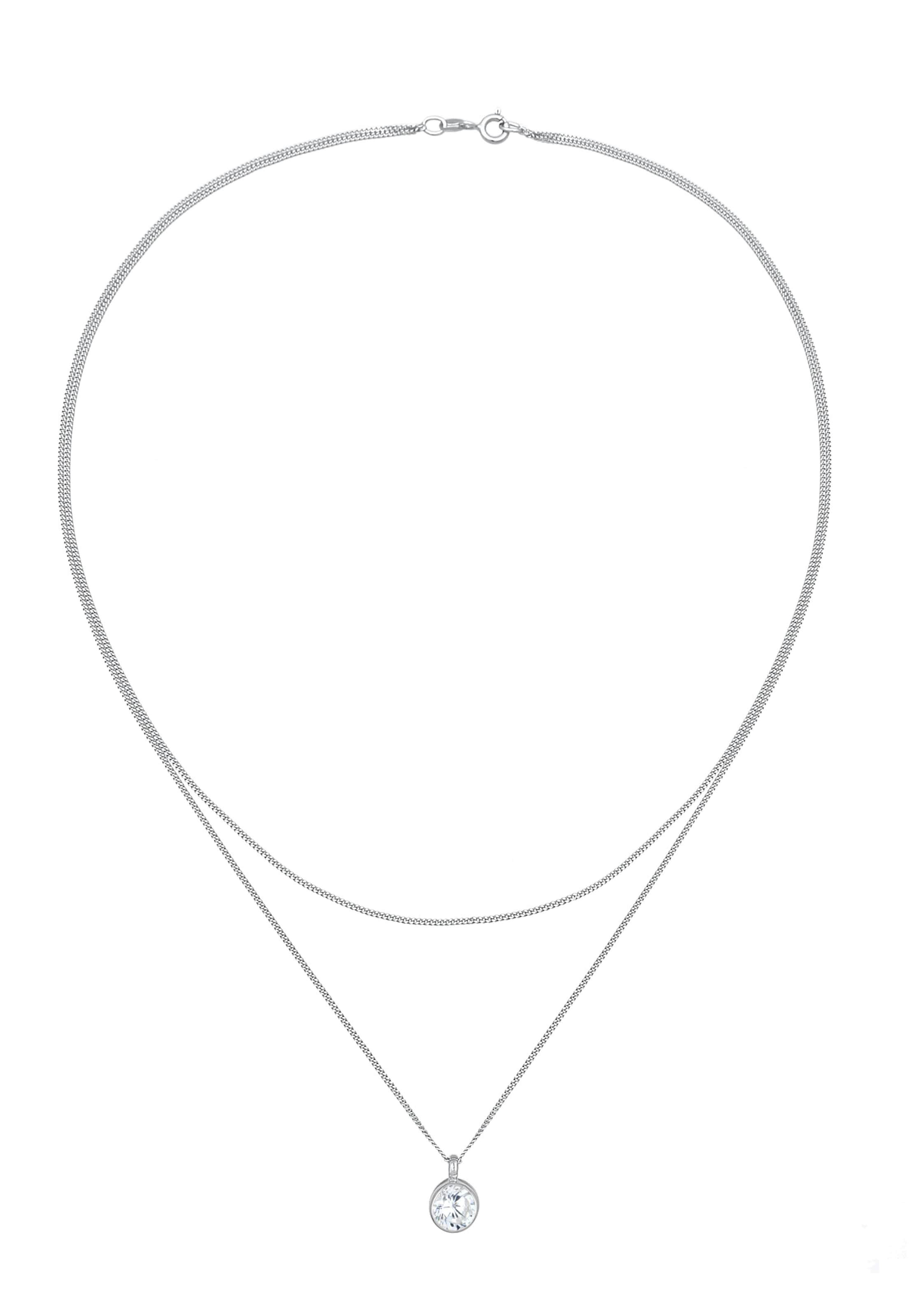 Frauen Schmuck ELLI Kette 'Layer' in Silber - FV07227 Frauen Schmuck ELLI Kette 'Layer' in Silber - FV07227