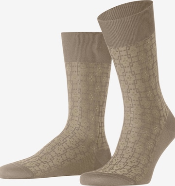 FALKE Socken 'Artwork Tie' in Beige: Vorderseite