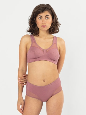 Invisible Soutien-gorge 'Anni' Erlich Textil en violet : devant