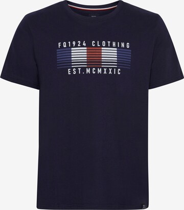 FQ1924 Shirt 'Notan' in Blauw: voorkant