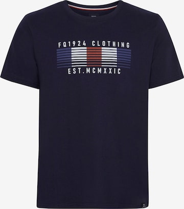 FQ1924 Shirt 'Notan' in Blauw: voorkant