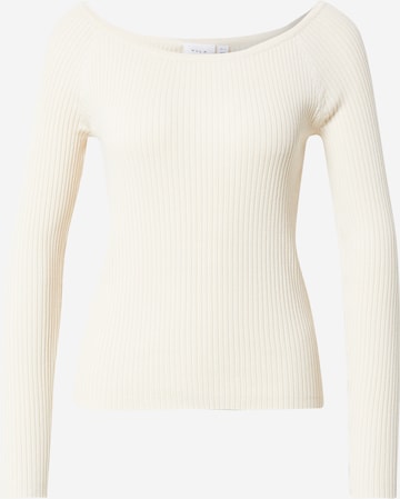 VILA Sweater 'Helli' in Beige: front