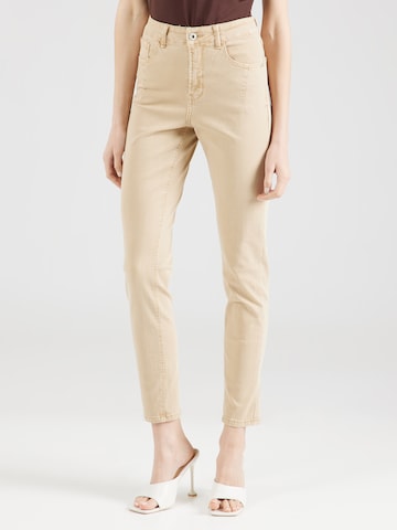ZABAIONE Slimfit Jeans 'Jo44y' i beige: forside