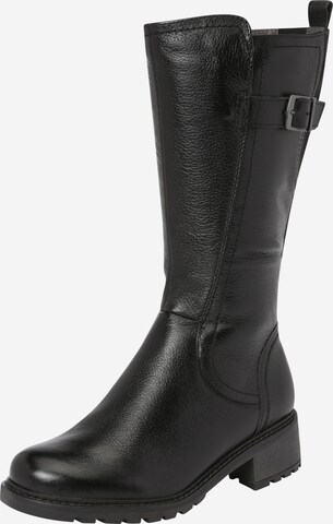 Bottes Tamaris Comfort en noir : devant