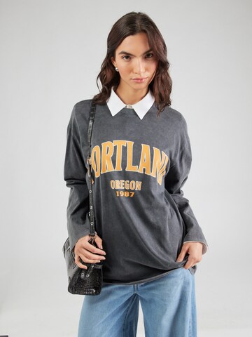 TOPSHOP Shirt 'Portland' in Grau: Vorderseite