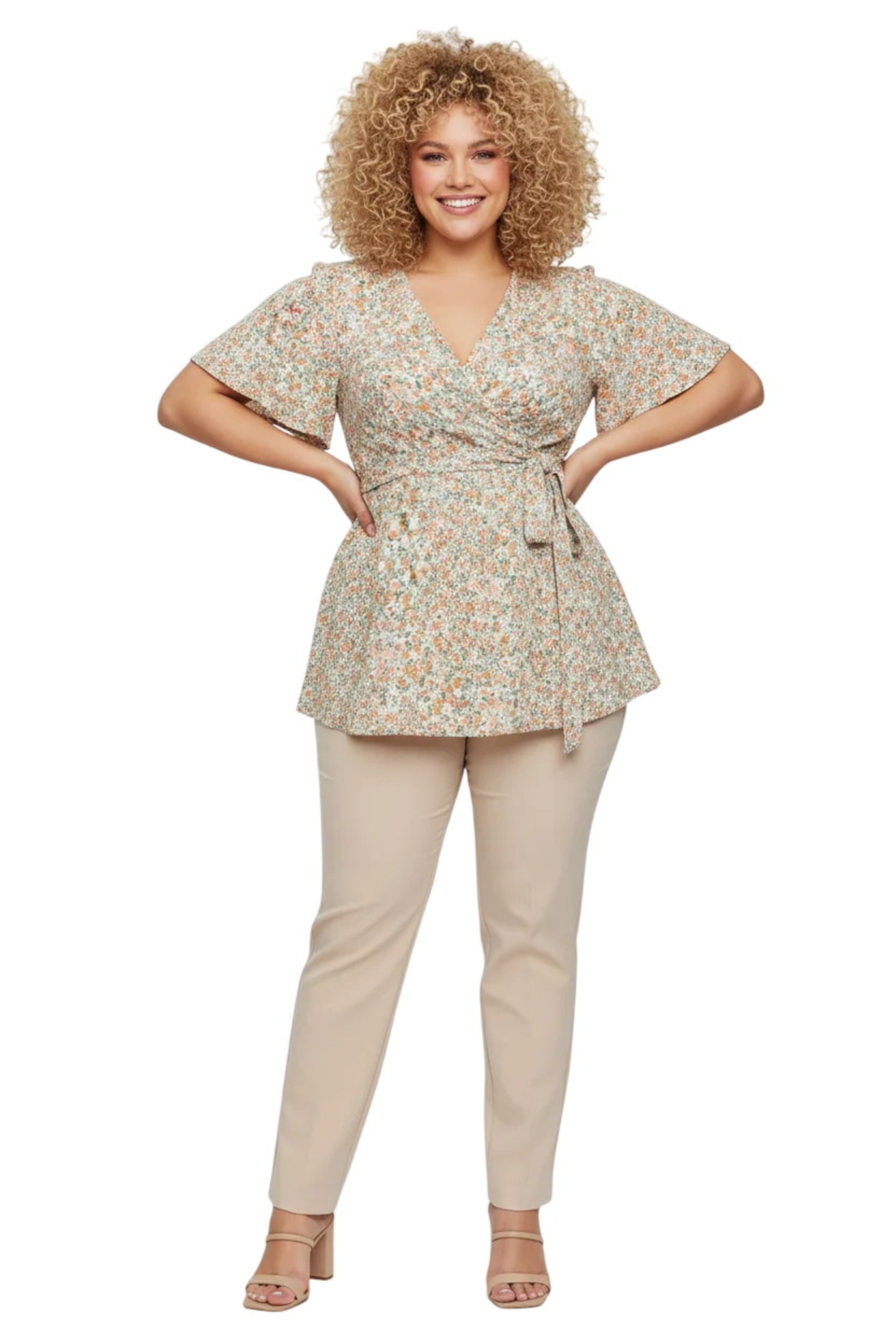 Chemisier Shape Of You en beige