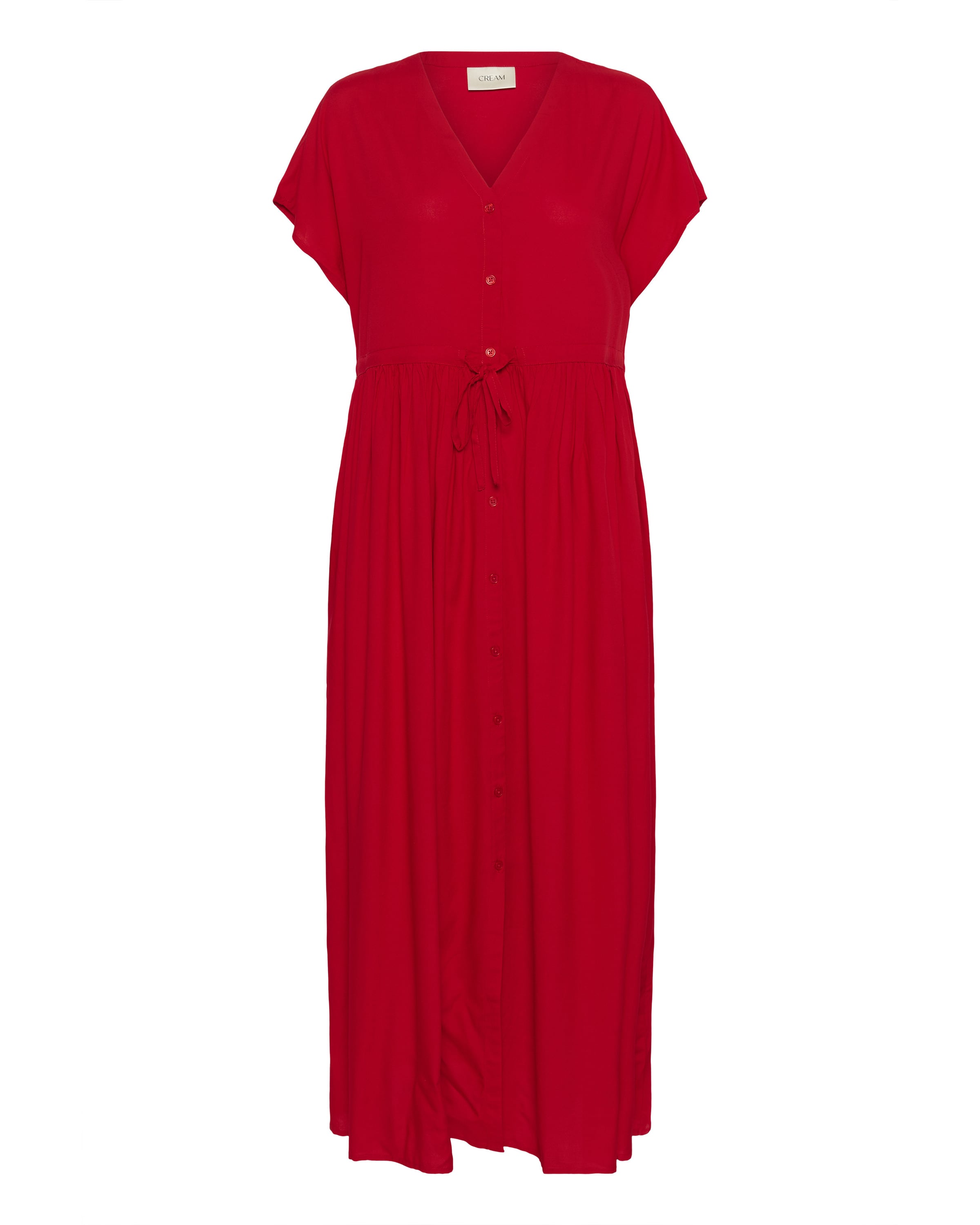 Cream Blusenkleid 'Tiah' in Rot: Vorderseite