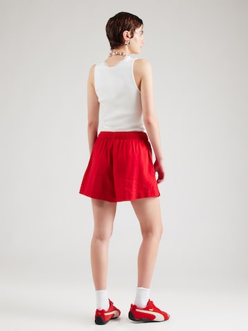 Loosefit Pantaloni di TOPSHOP in rosso