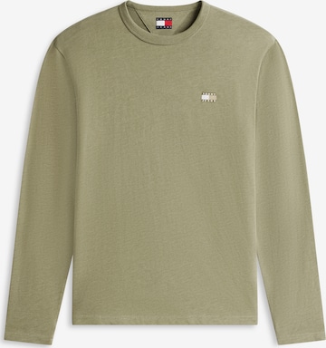 Tommy Jeans Тениска в зелено: отпред