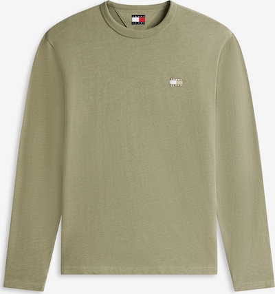 Marškinėliai iš Tommy Jeans, spalva – rusvai žalia, Prekių apžvalga