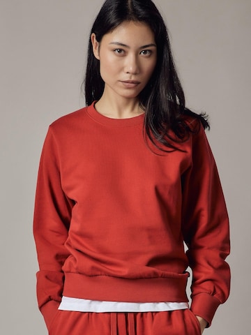 Felpa 'Felpa Felpata Girocollo' di OWN Off With Nature in rosso: frontale