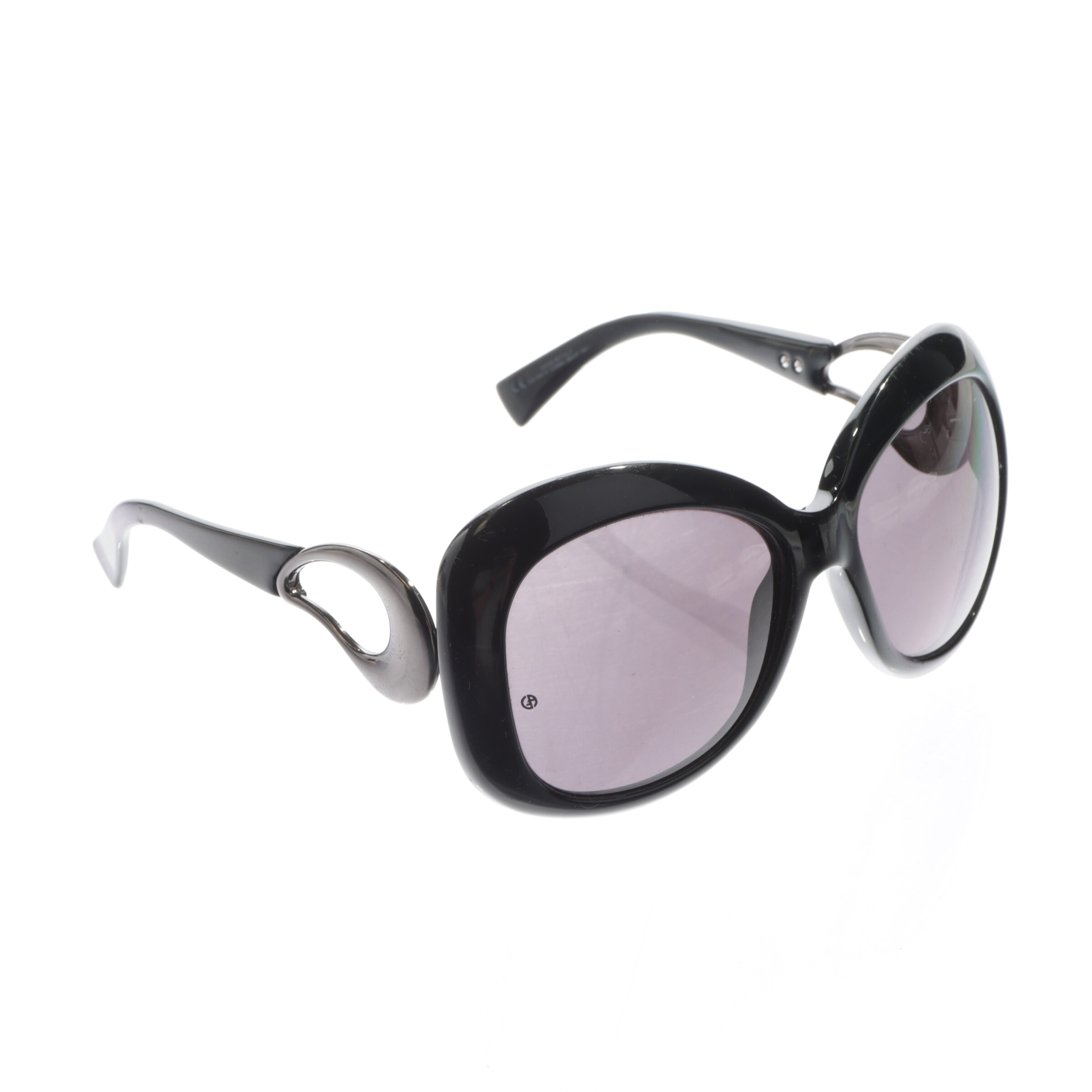 GIORGIO ARMANI Sunglasses in One size in Black: front