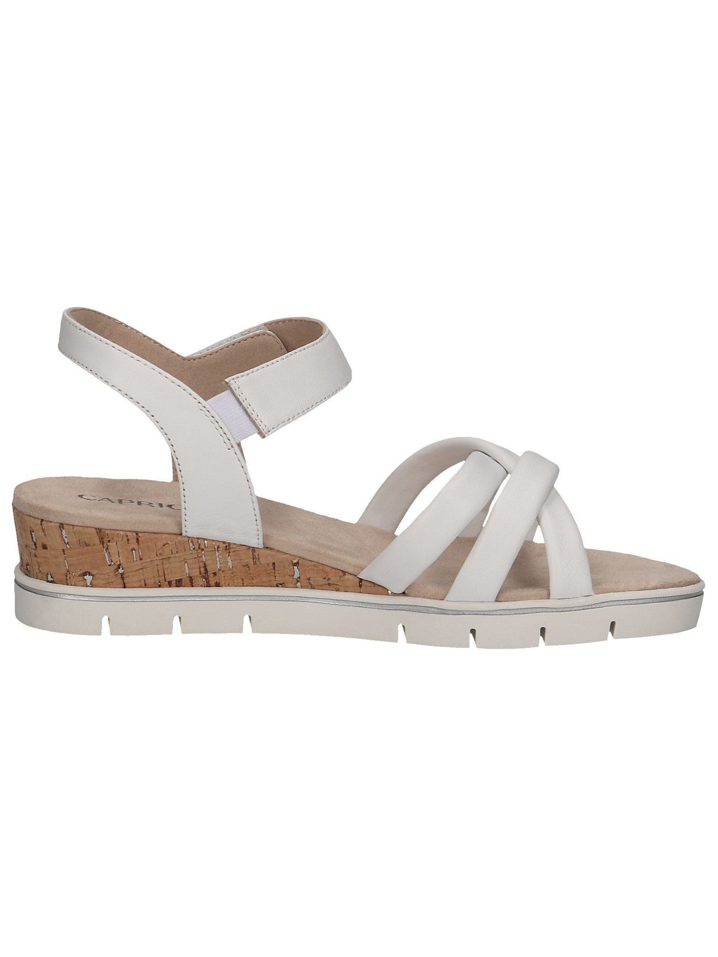 CAPRICE Strap sandal in White