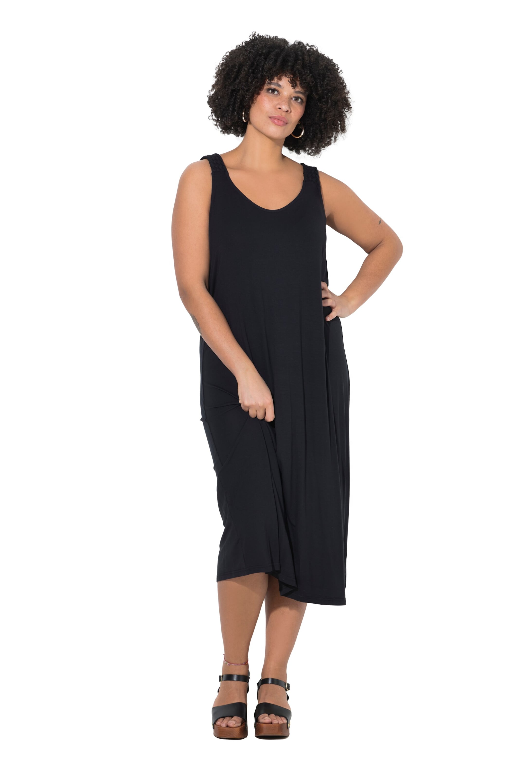 Angel of Style Kleid in Schwarz: Vorderseite