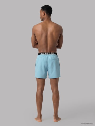 Shorts de bain 'Intense Power' Calvin Klein Swimwear en bleu