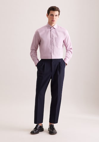 Coupe regular Chemise business 'Schwarze Rose' SEIDENSTICKER en rose