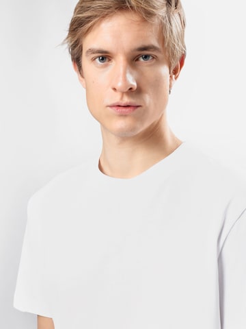 T-Shirt 'Colman' SELECTED HOMME en blanc