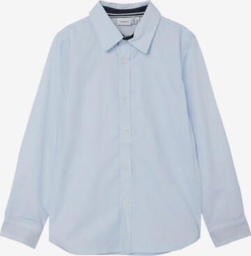 Chemise 'Nisa' NAME IT en bleu : devant