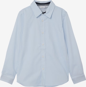 Coupe regular Chemise 'Nisa' NAME IT en bleu : devant