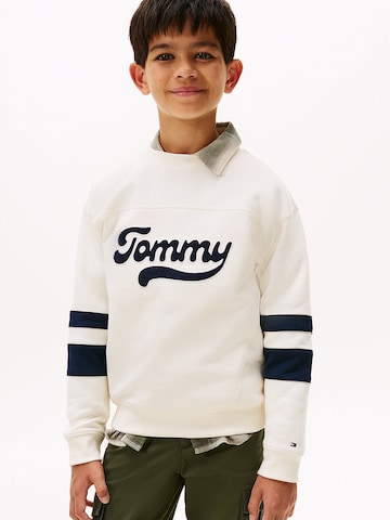 TOMMY HILFIGER Pullover 'Varsity' in Beige: Vorderseite