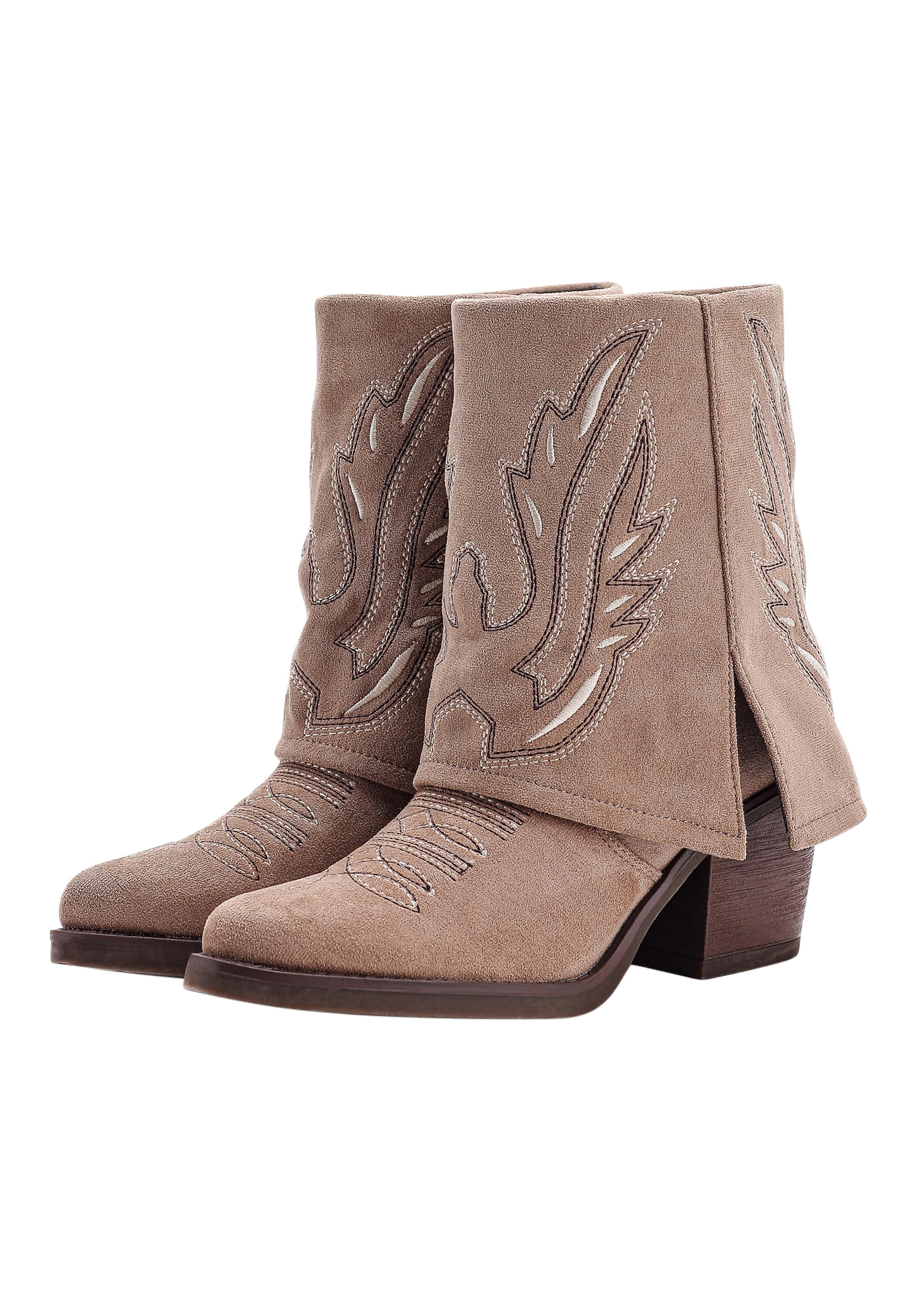 Elara Cowboylaarzen in Groen