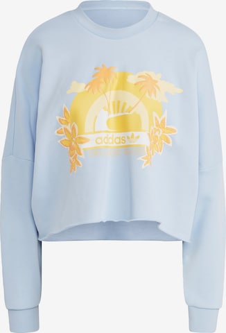 ADIDAS ORIGINALS Sweatshirt in Blue: front