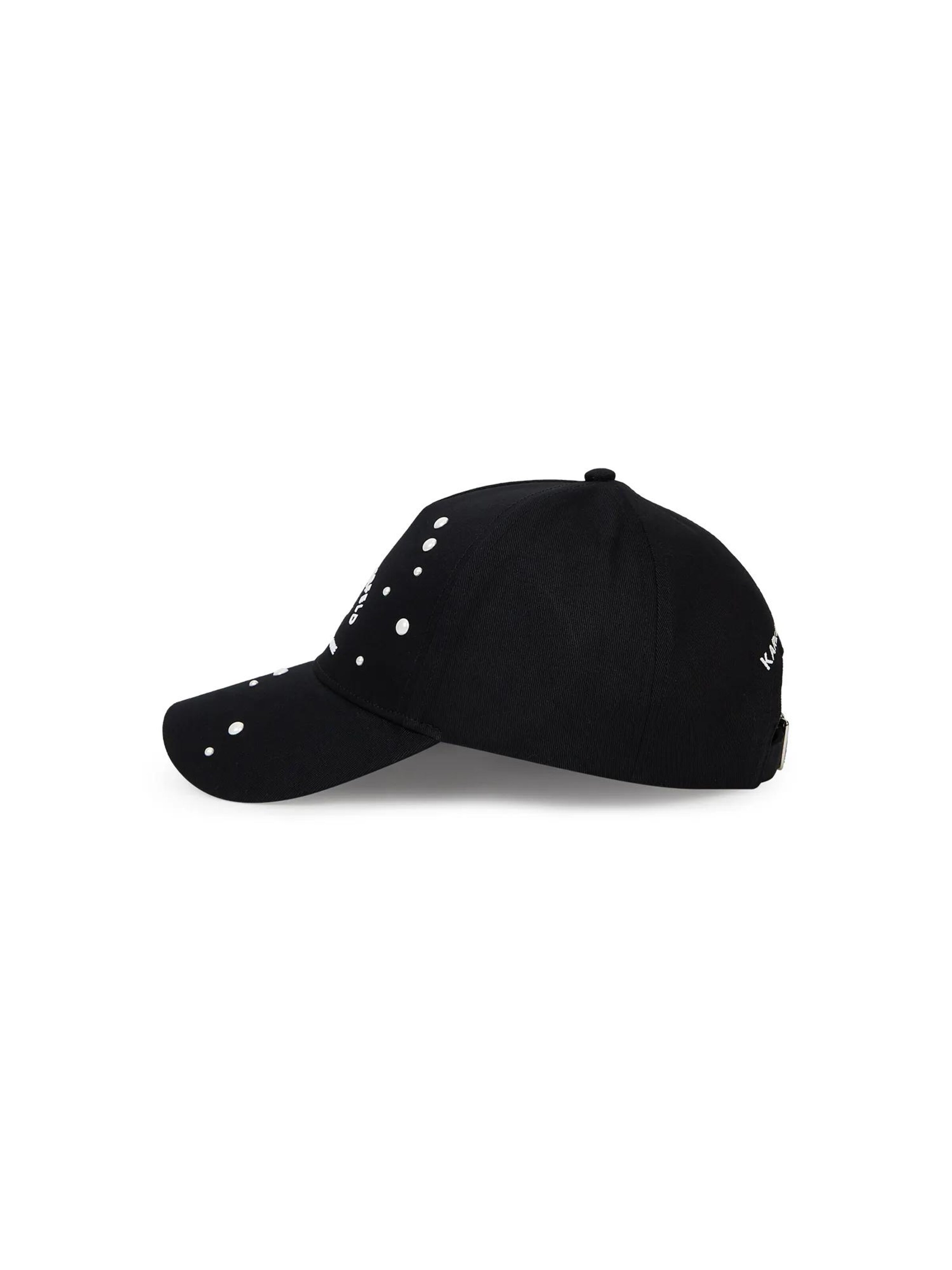 Cappello da baseball 'Rue St-Guillaume' di Karl Lagerfeld in nero