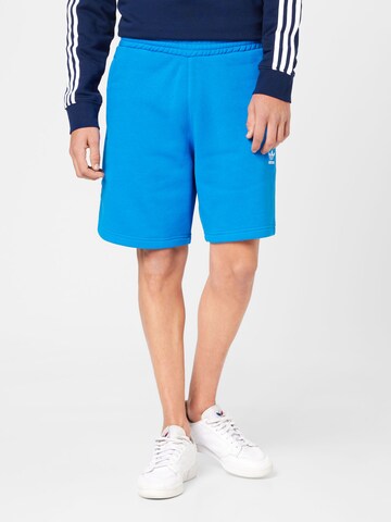 Regular Pantalon 'Trefoil Essentials' ADIDAS ORIGINALS en bleu : devant