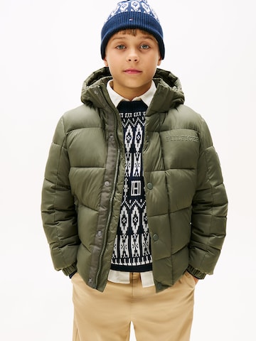 TOMMY HILFIGER Winterjas in Groen: voorkant