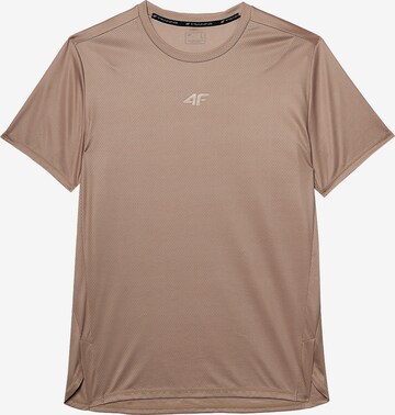 4F Shirt in Beige: voorkant