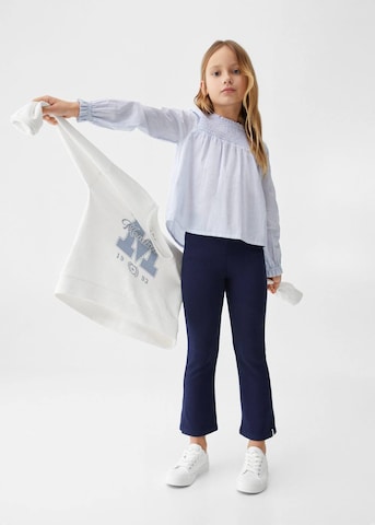 MANGO KIDS Flared Leggings 'Bell' in Blue