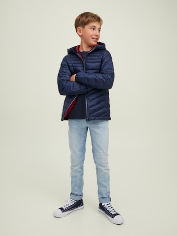 Jack & Jones Junior Prehodna jakna 'Hero' | modra barva