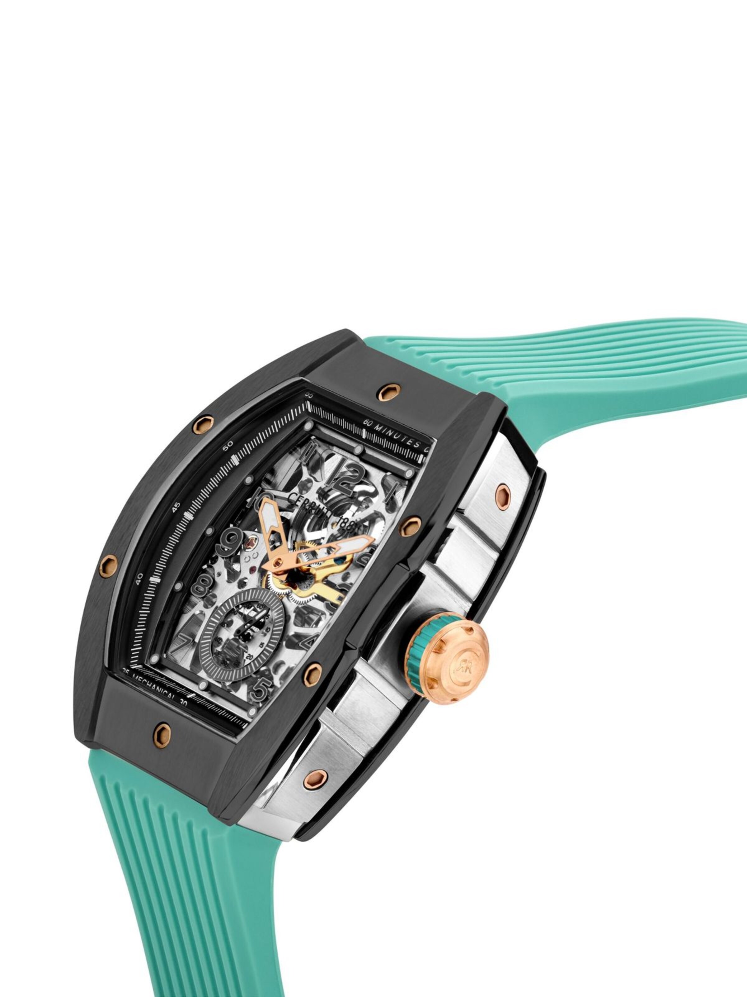 Montre à affichage analogique CERRUTI 1881 en vert