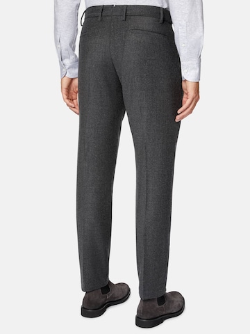 Coupe slim Pantalon à plis Boggi Milano en gris