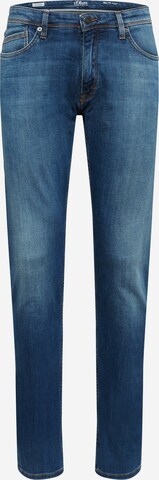 s.Oliver Slimfit Jeans 'Keith' in Blau: predná strana