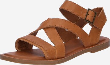 Sandales TOMS en marron : devant