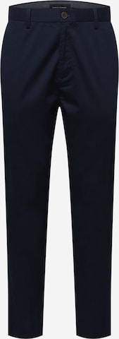 Coupe slim Pantalon 'Milano Drake' Clean Cut Copenhagen en bleu : devant