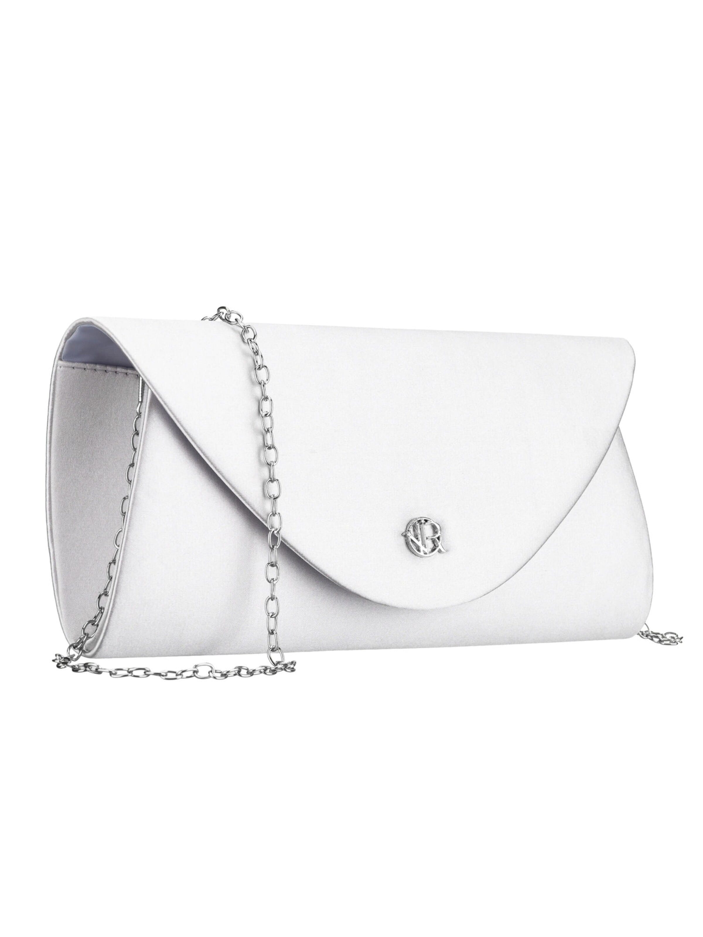 Tomshop24-7 Clutch 'Elena Rovicky' in Silver: front