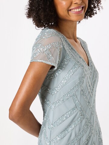 Robe de soirée Papell Studio en bleu