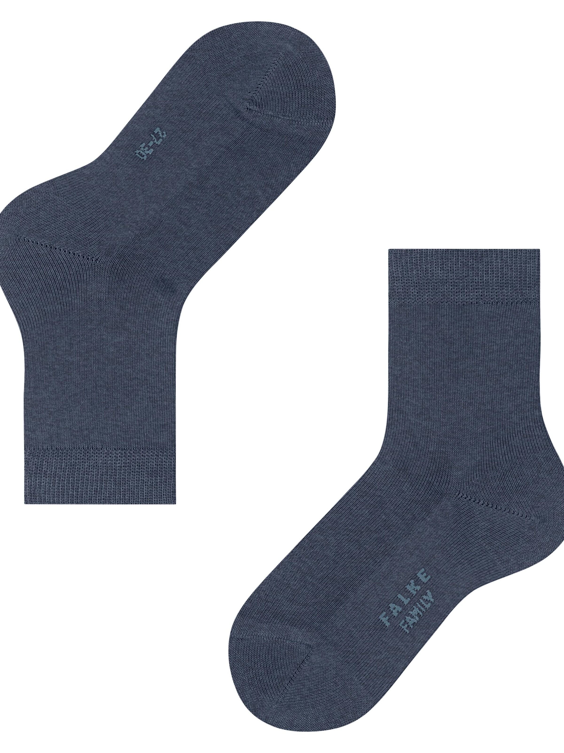 FALKE Socks 'Family' in Blue: front