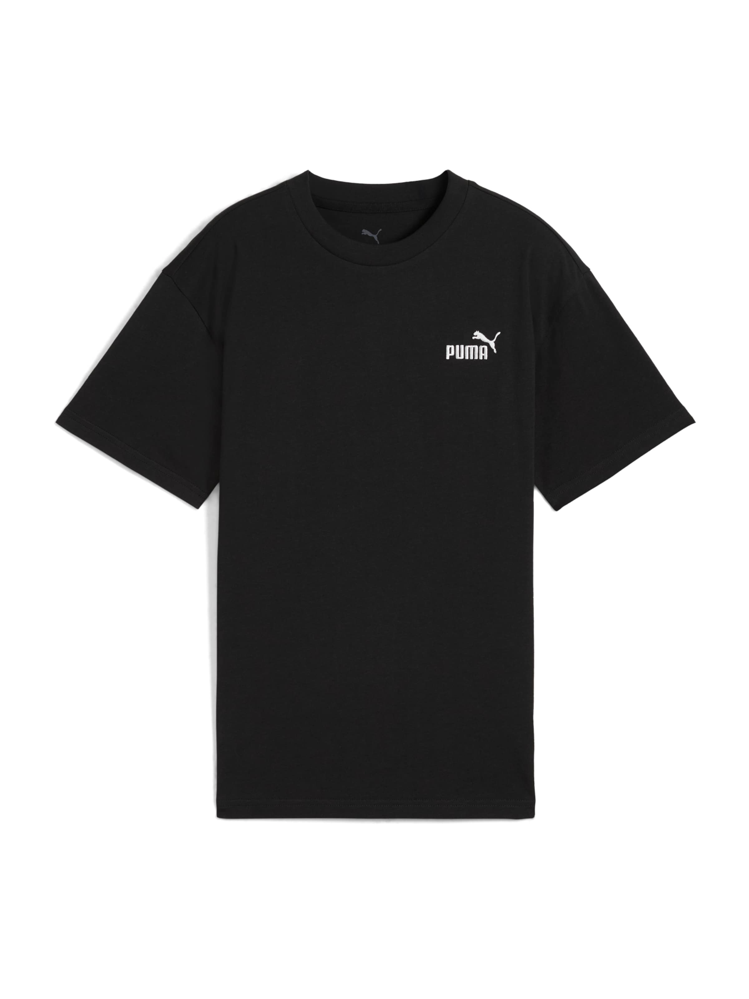 PUMA Тениска 'ESS No. 1' в черно: отпред