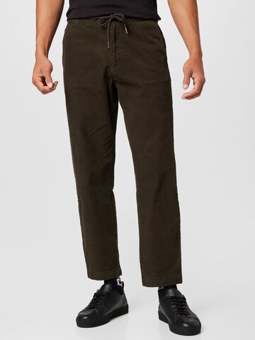 Regular Pantalon Lindbergh en vert : devant