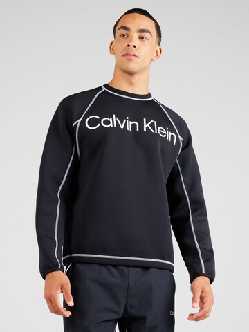Calvin Klein Sport Sportsweatshirt in Schwarz: predná strana