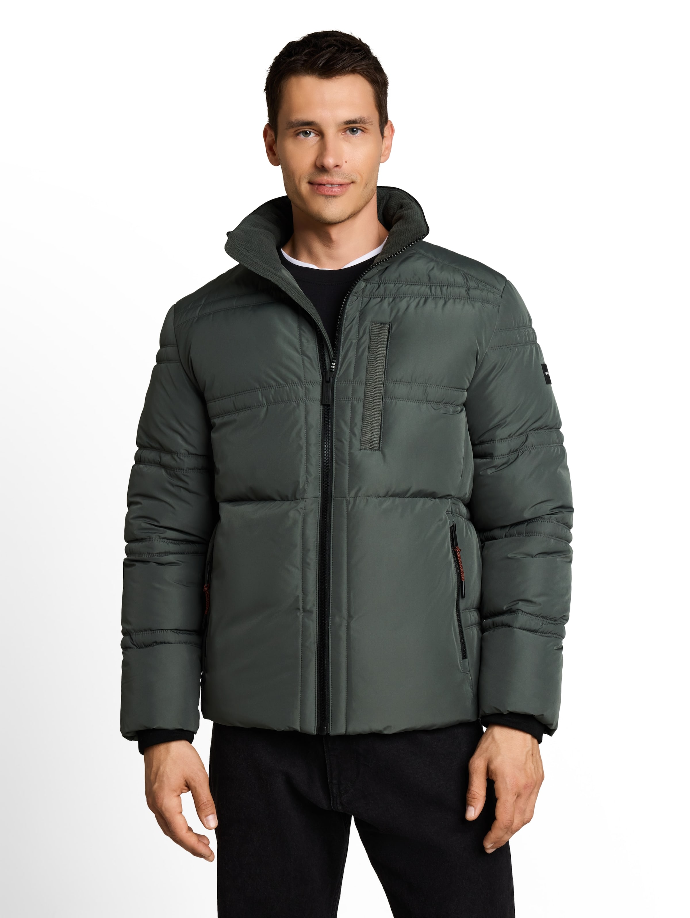 TOM TAILOR Winter jacket in Green: front