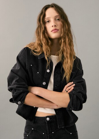 MANGO TEEN Between-Season Jacket 'Sherif' in Black: front